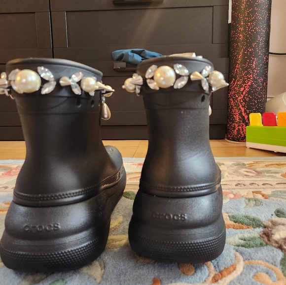 Simone Rochas Crocs Crush Boot Size W8/M6 - Picture 8 of 10